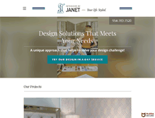 Tablet Screenshot of interiorsbyjanet.com